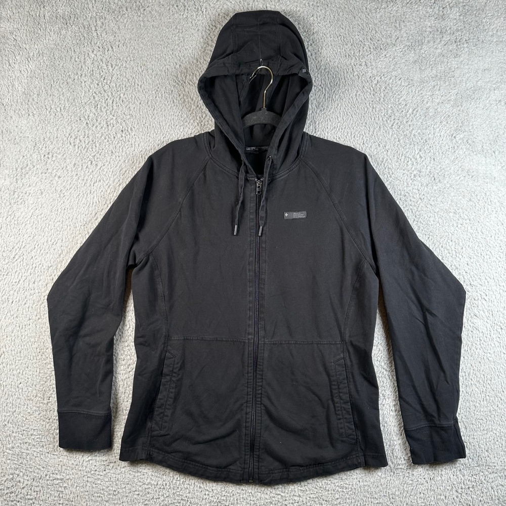 Black Diamond Full Zip Hoodie Black Mens L Climbing Outdoor Hiking Gorpcore